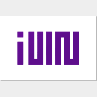 (G)I-DLE Purple Logo Posters and Art